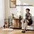 PawHut Jaula para Perro 80x56x76.5 cm Roble PawHut Jaula para Perro 80x56x76.5 cm Roble