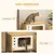 PawHut Caseta para Gato 50x28x43 cm Roble