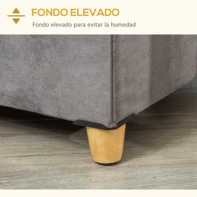 PawHut Cueva para Gato 60x45x44.5 cm Gris