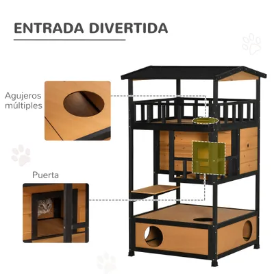 PawHut Caseta para Gato PawHut Caseta para Gato
