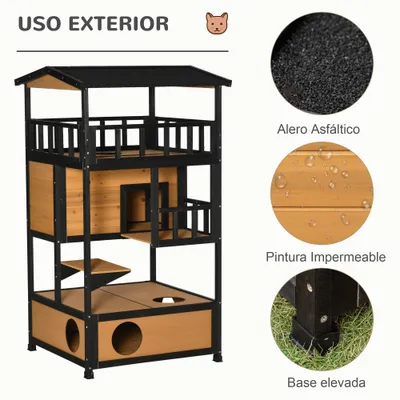PawHut Caseta para Gato PawHut Caseta para Gato
