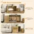 PawHut Mueble Arenero 80x50x50 cm Roble