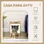 PawHut Caseta para Gato 34x34x44.5 cm Marrón Oscuro