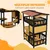 PawHut Caseta para Gato 84x60x116 cm Madera Natural