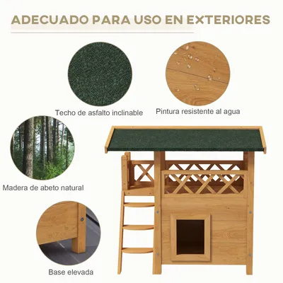 PawHut Caseta para Gato