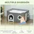 PawHut Casa para Gato 60x40X34 cm Gris PawHut Casa para Gato 60x40X34 cm Gris