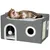 PawHut Casa para Gato 60x40X34 cm Gris PawHut Casa para Gato 60x40X34 cm Gris