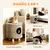 PawHut Casa para Gato 36x36x38 cm Gris