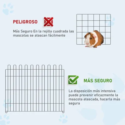 PawHut Parque de Perro Ø180x61 cm Negro