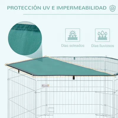 PawHut Parque Juegos Perro 59x60 cm Plata PawHut Parque Juegos Perro 59x60 cm Plata