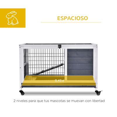 PawHut Jaula para Conejo