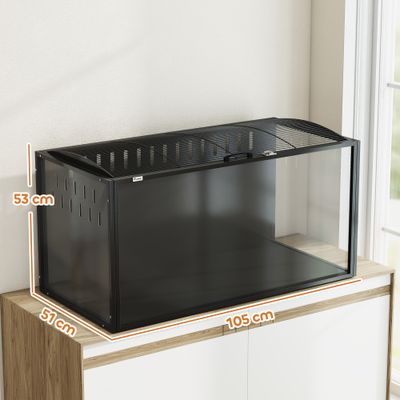 PawHut Jaula para Hámster 105x51x53 cm Negro