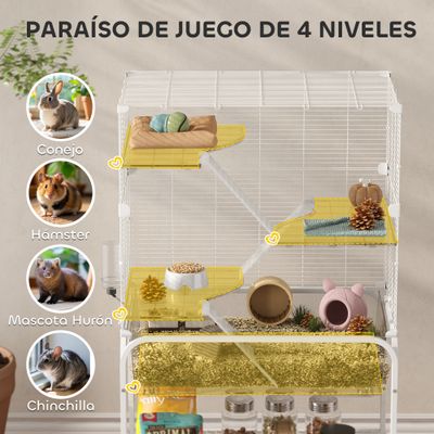 PawHut Jaula Animales Pequeño