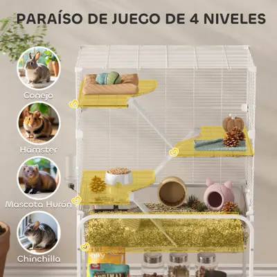 PawHut Jaula Animales Pequeño