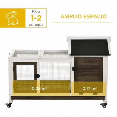 PawHut Jaula para Conejo