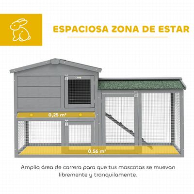 PawHut Conejera de Exterior