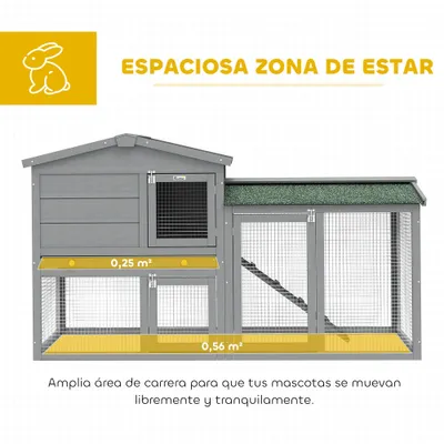 PawHut Conejera de Exterior