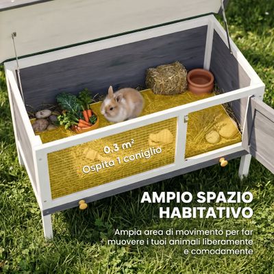 PawHut Conejera de Exterior