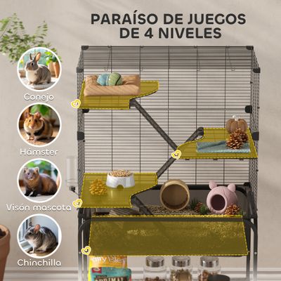PawHut Jaula Animales Pequeño