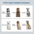 PawHut Comedero para Perro 60x30x36 cm Blanco