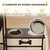 PawHut Comedero Perro Elevado 89.5x27x74 cm Negro