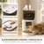 PawHut Comedero Automático Mascota 35x18.5x30.5 cm Blanco PawHut Comedero Automático Mascota 35x18.5x30.5 cm Blanco