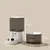 PawHut Conjunto Comedero Fuente 27.5x18x29.5 cm Blanco PawHut Conjunto Comedero Fuente 27.5x18x29.5 cm Blanco