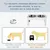 PawHut Comedero Elevado para Perro 44x24x15 cm Blanco PawHut Comedero Elevado para Perro 44x24x15 cm Blanco