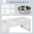 PawHut Comedero Elevado para Perro 44x24x15 cm Blanco PawHut Comedero Elevado para Perro 44x24x15 cm Blanco