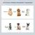 PawHut Comedero Elevado para Perro 44x24x15 cm Blanco PawHut Comedero Elevado para Perro 44x24x15 cm Blanco