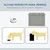 PawHut Comedero para Perro 60x30x41 cm Gris PawHut Comedero para Perro 60x30x41 cm Gris
