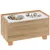 PawHut Comedero para Perro 60x30x35.5 cm Roble PawHut Comedero para Perro 60x30x35.5 cm Roble