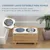 PawHut Comedero para Perro 60x30x35.5 cm Roble PawHut Comedero para Perro 60x30x35.5 cm Roble