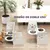 PawHut Comedero Perros Elevado 63x58.5x40 cm Blanco