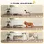PawHut Comedero Perros Elevado 63x58.5x40 cm Blanco