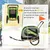 PawHut Remolque de Bicicleta Perro 134x62x101 cm Verde
