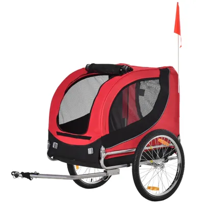 PawHut Remolque Bicicleta de Mascota PawHut Remolque Bicicleta de Mascota