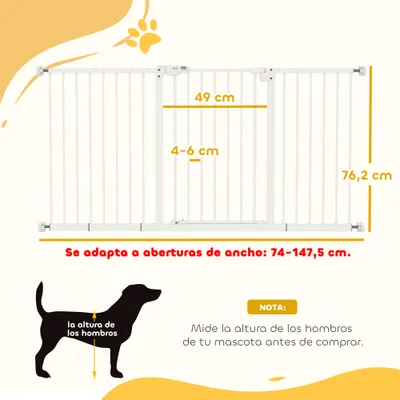 PawHut Barrera de Seguridad
