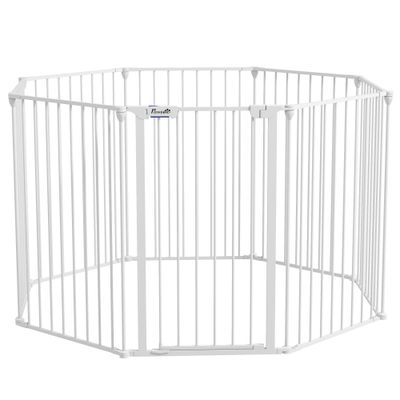 PawHut Parque para Perros 154x154x90 cm Blanco
