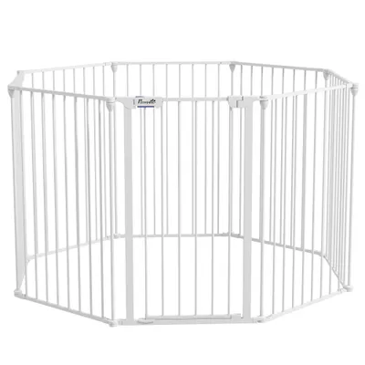 PawHut Parque para Perros 154x154x90 cm Blanco