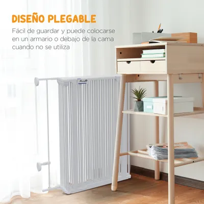 PawHut Parque para Perros 154x154x90 cm Blanco
