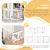 PawHut Barrera Seguridad Perro 204x30x61 cm Blanco PawHut Barrera Seguridad Perro 204x30x61 cm Blanco