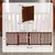 PawHut Barrera para Perro 205x30x60 cm Marrón