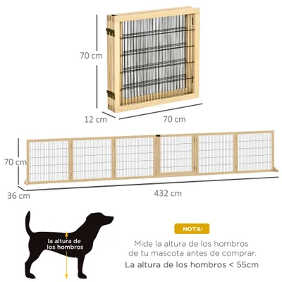 PawHut Barrera para Perro