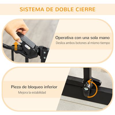 PawHut Barrera de Seguridad