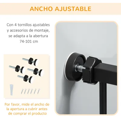 PawHut Barrera de Seguridad