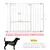 PawHut Barrera Seguridad Mascota 97.5x4x76.2 cm Blanco PawHut Barrera Seguridad Mascota 97.5x4x76.2 cm Blanco