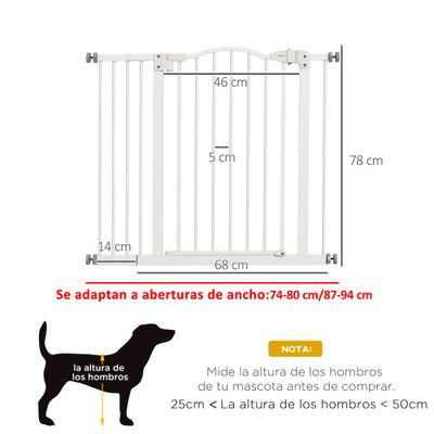 PawHut Barrera de Seguridad