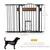 PawHut Barrera Seguridad Perro 105x4x76.2 cm Negro PawHut Barrera Seguridad Perro 105x4x76.2 cm Negro