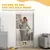 PawHut Barrera para Perro 85x2x76 cm Blanco